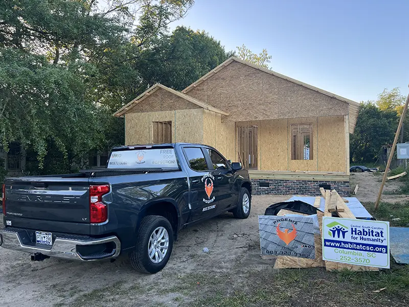 Habitat for Humanity Roofing volunteer